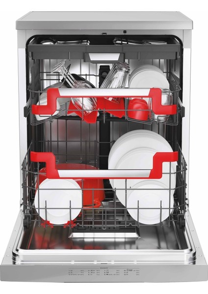 Hoover HFB 6B2S3FX 12 Programlı Wi-Fi Bağlantılı Bulaşık Makinesi