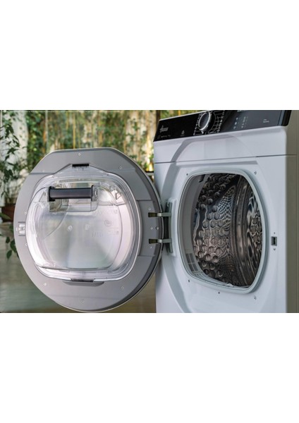 Hoover Ndpeh 9A3TCBEXMSS 9 kg Wi-Fi Bağlantılı Isı Pompalı Kurutma Makinesi