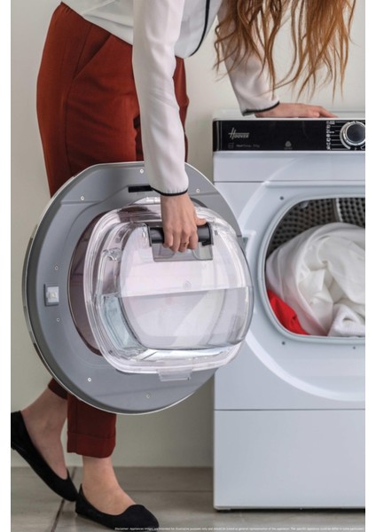 Hoover Ndpeh 9A3TCBEXMSS 9 kg Wi-Fi Bağlantılı Isı Pompalı Kurutma Makinesi
