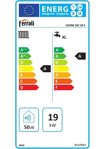 Ferroli Leone 20 Kw Yoğuşmalı Kombi