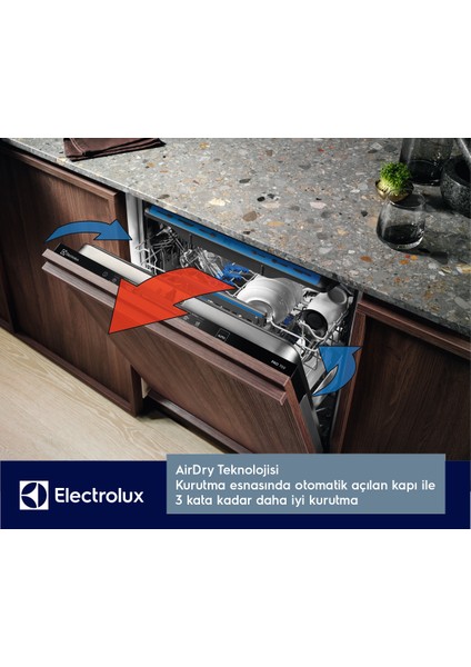 Electrolux ESA47210SX 8 Programlı Bulaşık Makinesi