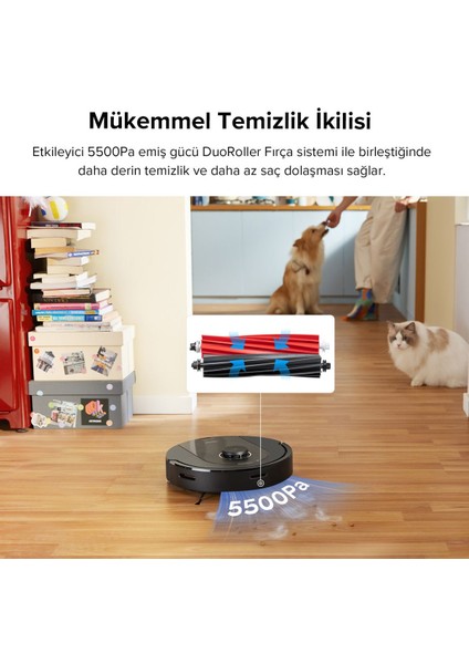 Roborock Q5 Pro Siyah Robot Süpürge