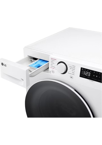 LG F4Y5EYW0W Vivace 11 kg 1400 Devir Çamaşır Makinesi