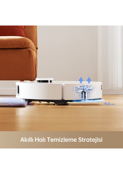 Dreame L10s Pro Ultra Heat Robot Süpürge Beyaz