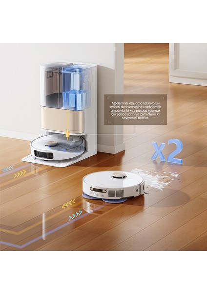 Dreame L10s Pro Ultra Heat Robot Süpürge Beyaz