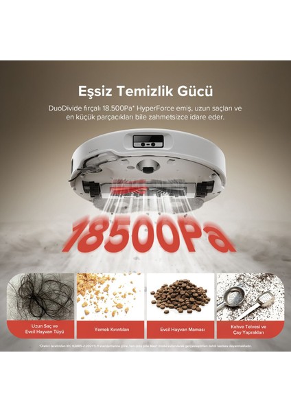 Roborock Qrevo Curv Akıllı Robot Süpürge Beyaz