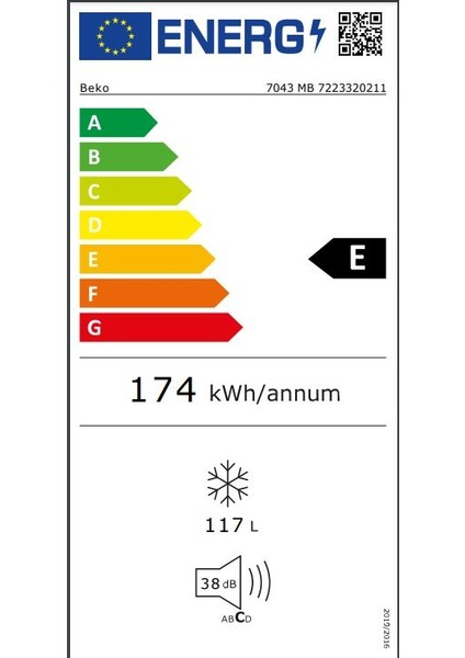 Beko 7052 NFB 5 Bölmeli Derin Dondurucu