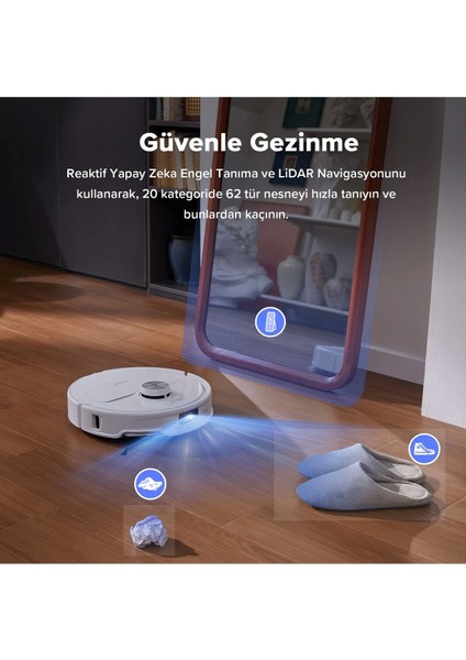 Roborock Q Revo Master Çöp Istasyonlu Akıllı Robot Süpürge - Beyaz