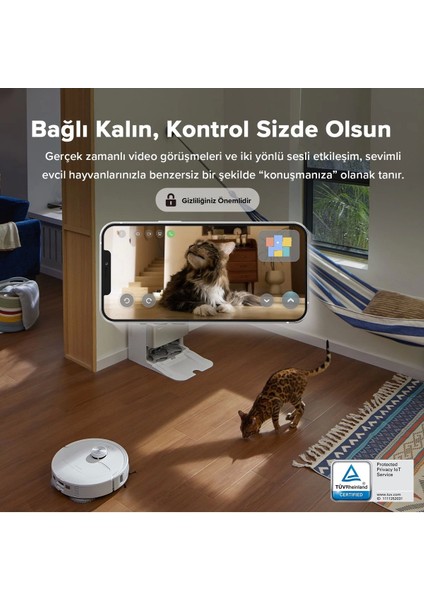 Roborock Q Revo Master Çöp Istasyonlu Akıllı Robot Süpürge - Beyaz