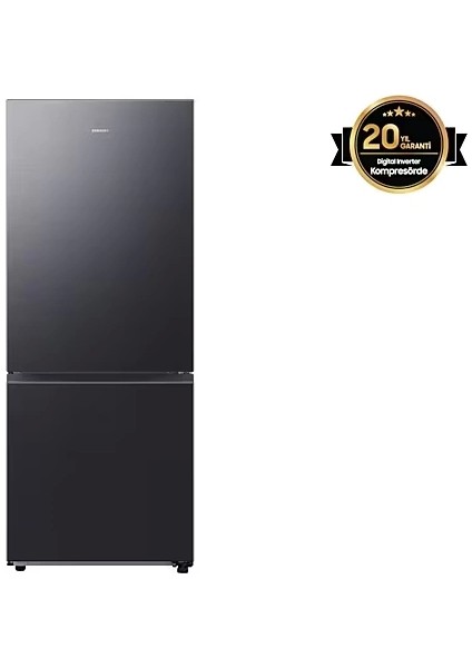 Samsung RB50DG601EB1TR E Enerji Sınıfı 508 L No-Frost Alttan Donduruculu Buzdolabı Siyah
