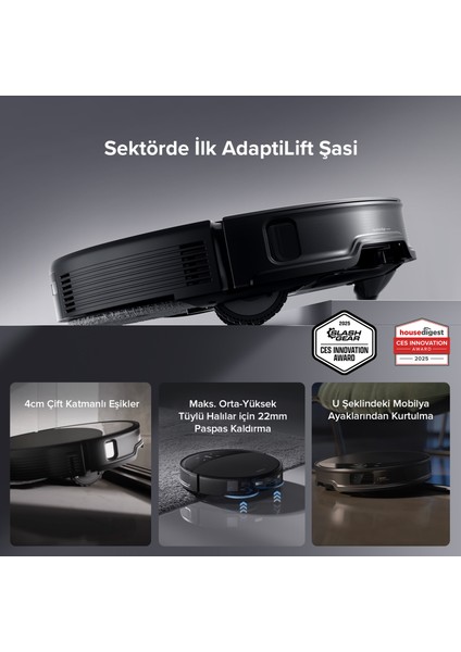 Roborock Saros 10R Akıllı Robot Süpürge