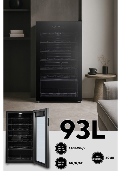 Kumtel 93L Içecek Soğutucu Minibar Hmb-93