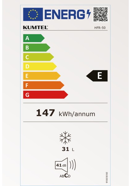 Kumtel HFR-50 Derin Dondurucu