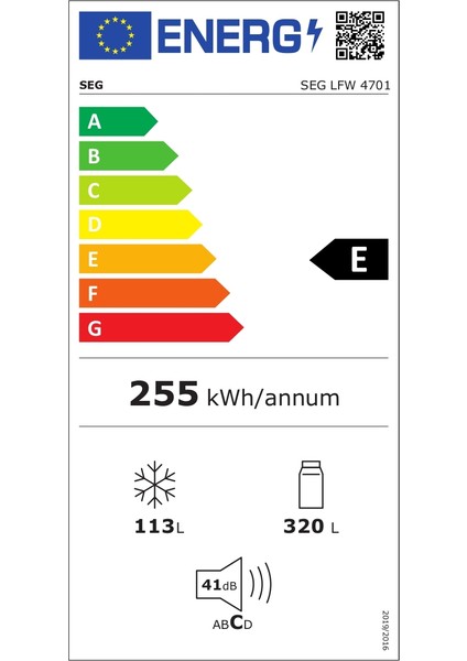 SEG Lfw 4701 Buzdolabı