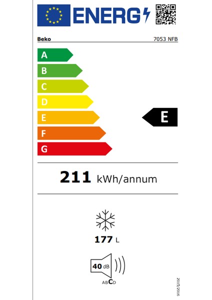 Beko 7053 Nfb 5 Bölmeli Derin Dondurucu