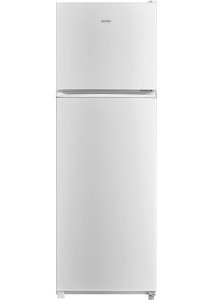 Simfer SR-2515 294 Lt Çift Kapılı Beyaz Buzdolabı