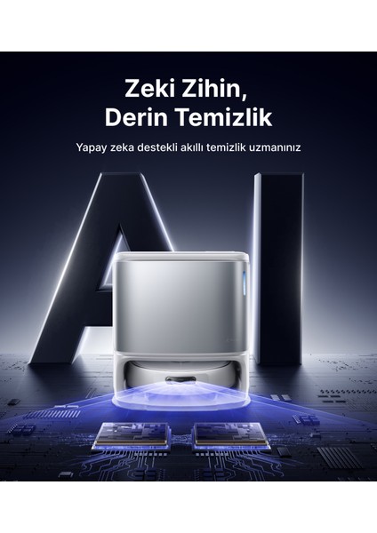 Narwal Freo Z10 Ultra Akıllı Robot Süpürge Gümüş,18.000PA Emiş Gücü