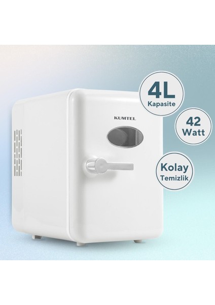 Kumtel 4L Beyaz Mini Buzdolabı HMFR-01
